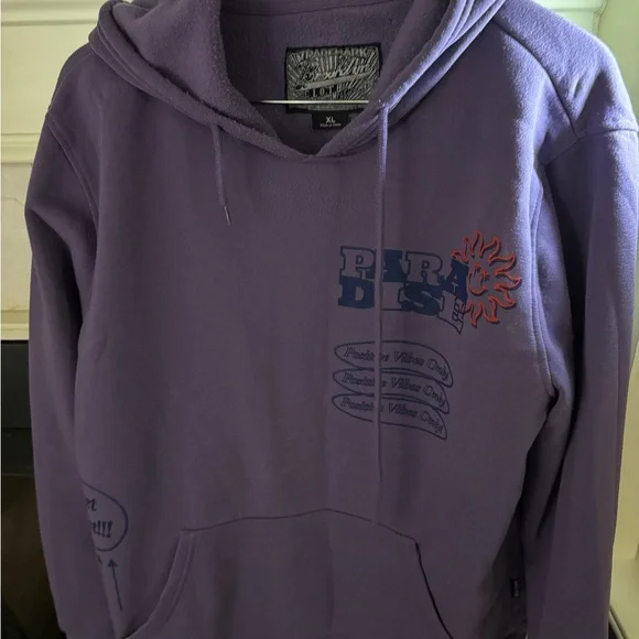 Purple Graphic Hoodie-Brooklyn Cloth - Picture 1 of 3